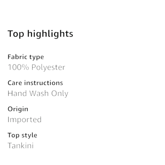 CURVAGILE - 4X Black Ruffled Tankini Swim Top (Top Only) - Picture 7 of 10